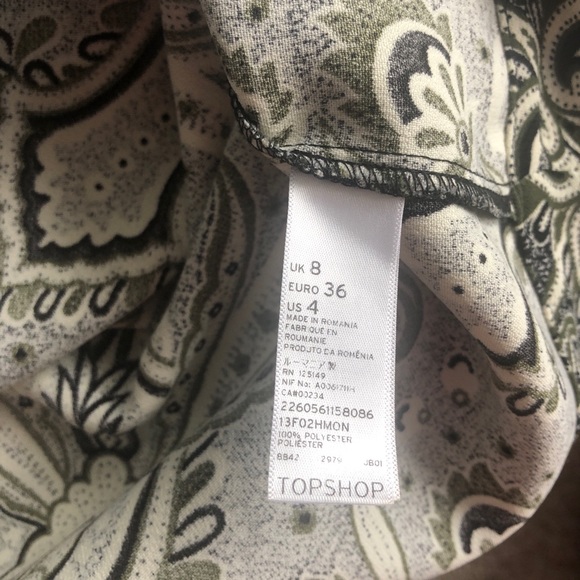 Topshop structured women’s top - Picture 4 of 4